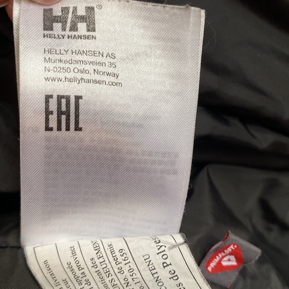 Helly Hansen Winter Belfast long jacket Women’s size XS Black Warm waterproof - Picture 5 of 6